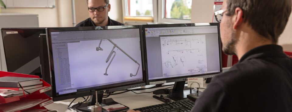 Anlagenprojektierung auf Computerbildschirmen